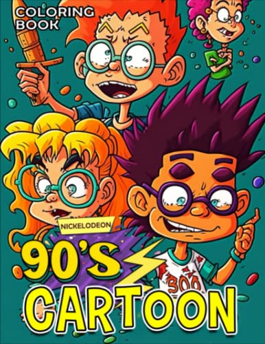 S cartoon coloring book cartoon classical characters colouring pages with illustrations for girls boys teens and lovers creative holiday birthday gifts anxiety relief by bruno sauer