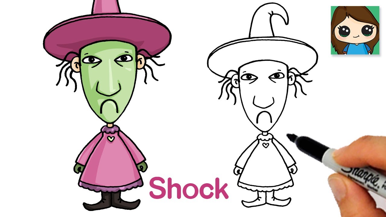 How to draw shock the nightare before christas