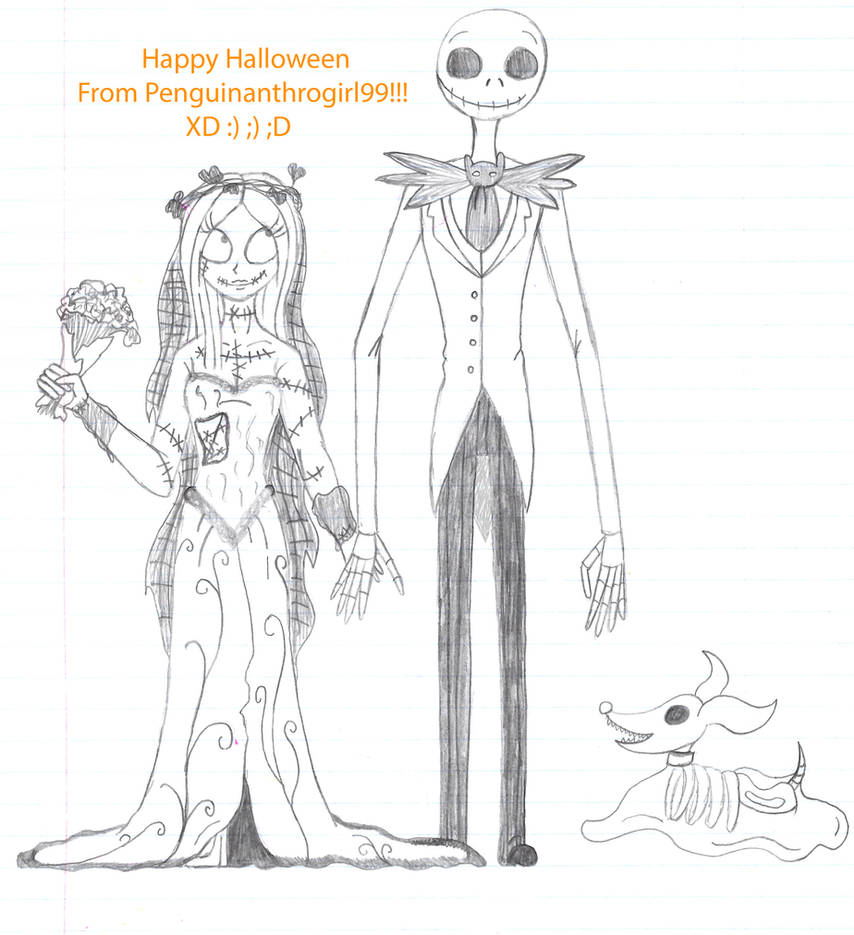 The corpse brides nightmare before christmas by penguinanthrogirl on