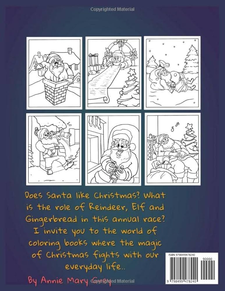 Christmas is ing coloring book for adults countdown to santas nightmare