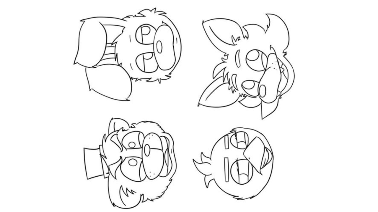 Fnaf coloring page by angeladesalvatore on