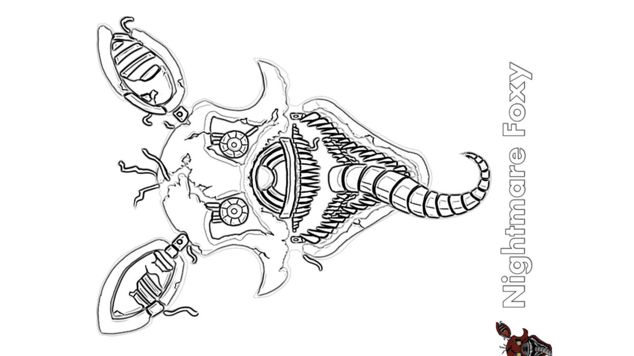 Fnaf curse of dreadbear coloring page by angeladesalvatore on