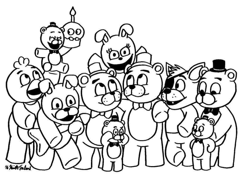 Coloring page the nightmares over by negaduck on