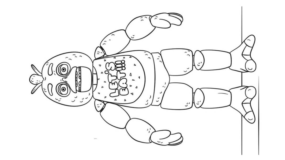 Fnaf coloring page by angeladesalvatore on