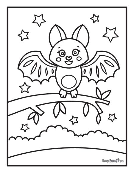 Printable bat coloring pages â sheets