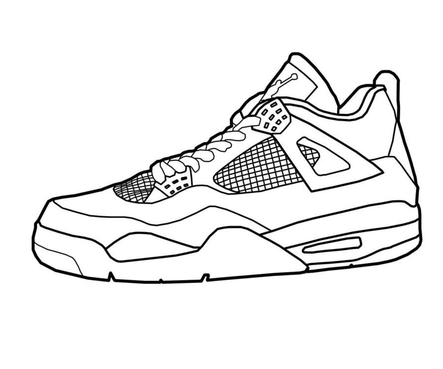 Sneaker coloring pages by coloringpageswk on