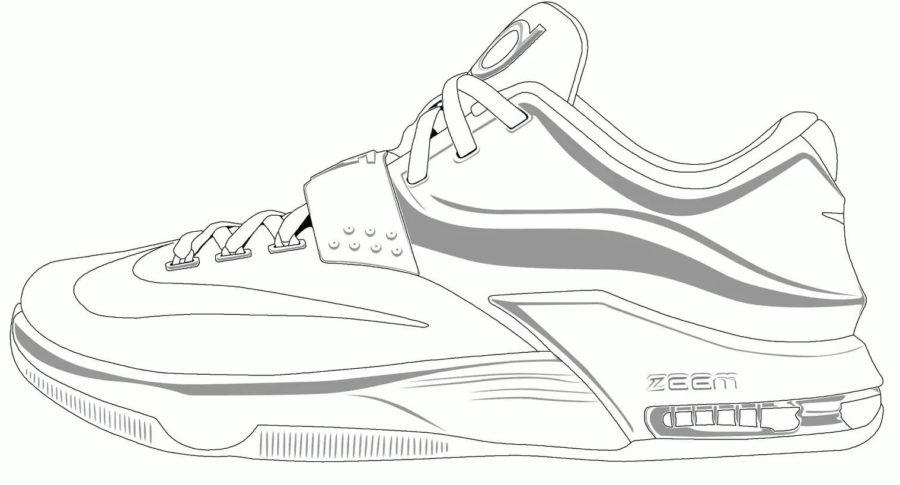 Sneaker coloring pages by coloringpageswk on