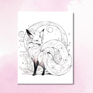 Adorable fox monsters a kawaii creature coloring book relaxation fun and stress relief for teens and adults coloring cute creepy and cool critters moon sapphire books