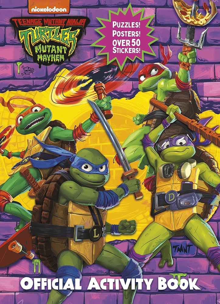 Teenage mutant ninja turtles mutant mayhem official activity book random house random house books