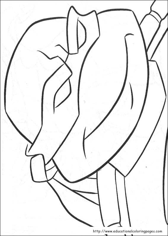 Ninja turtles coloring pages free for kids