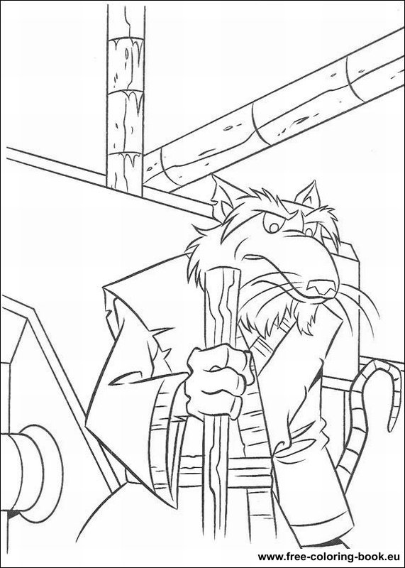 Coloring pages teenage mutant ninja turtles tmnt