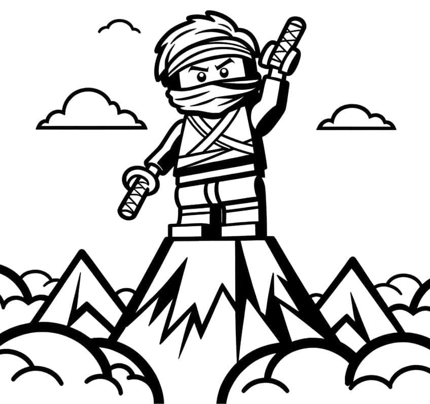 Ninjago coloring pages