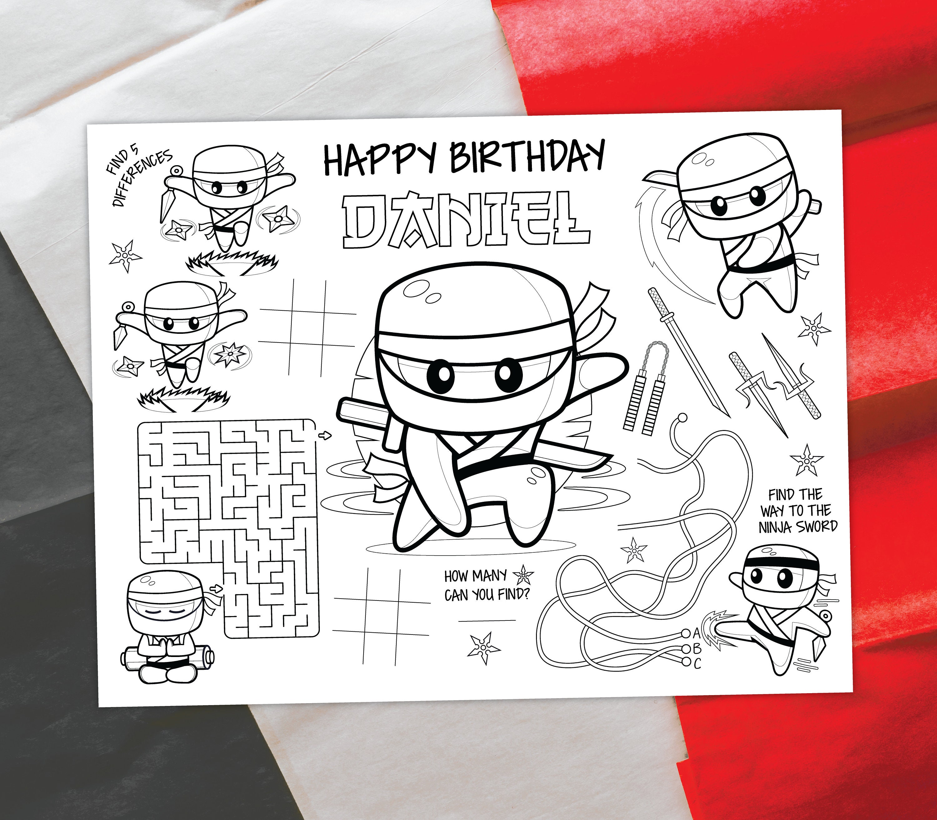 Ninjago coloring pages