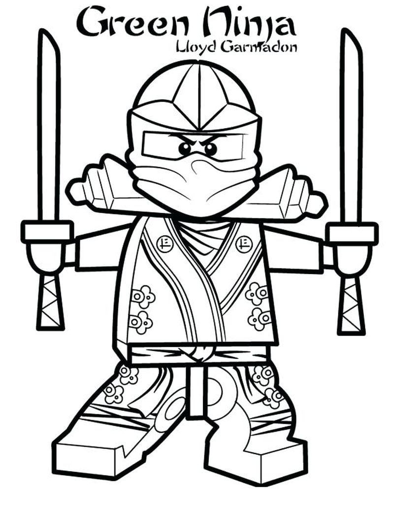 Lego ninjago coloring pages pdf to improve your kids coloring skill