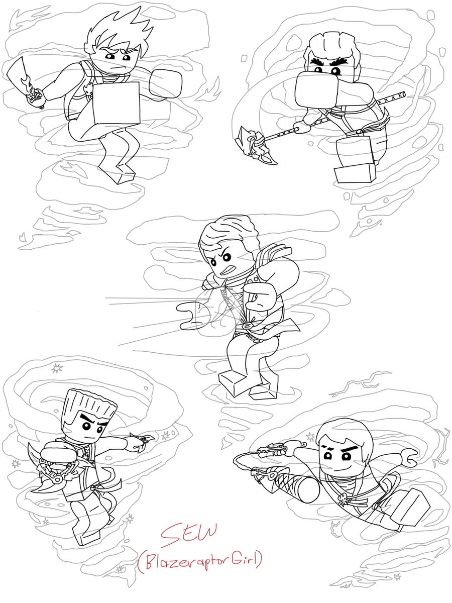 Ninjago coloring page by blazeraptorgirl on