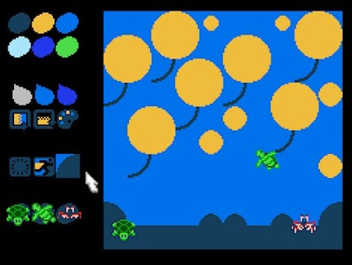 Turtle paint video coloring book volume