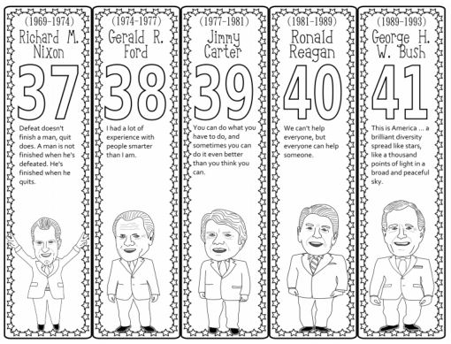 President bookmarks