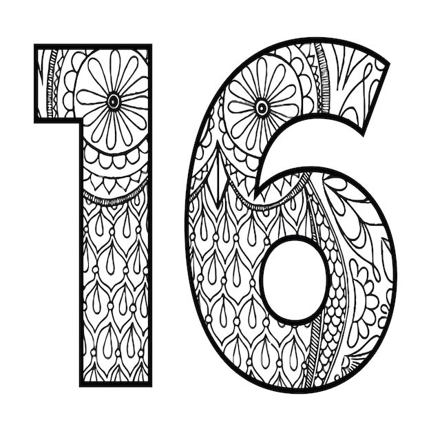 Premium vector alphabet coloring page for kids