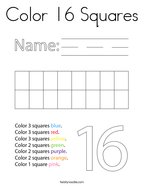 Number coloring pages