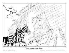 Noahs ark coloring pages noah printable sheets for kids