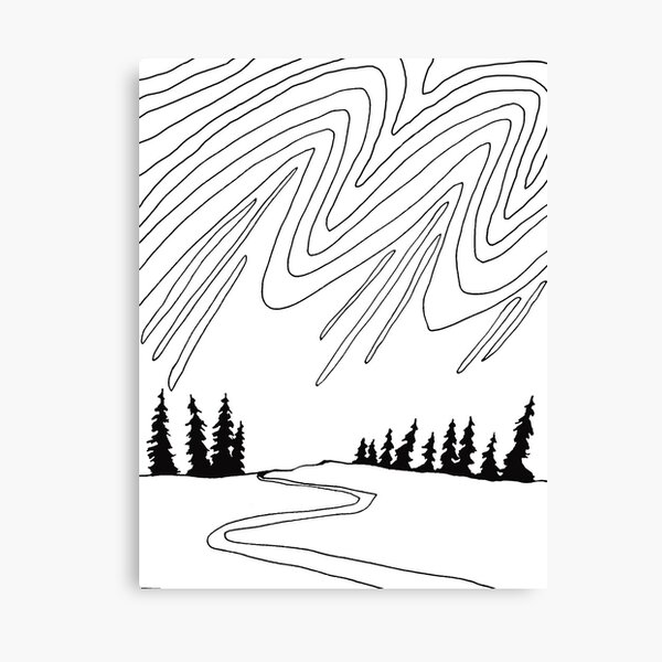 Northern lights canvas prints for sale