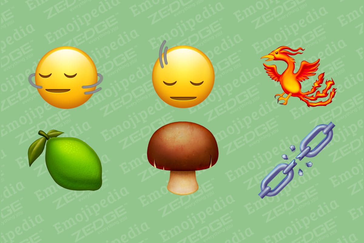 New emojis in