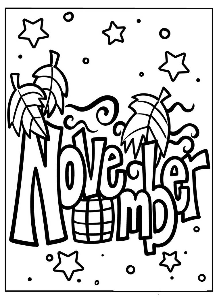 November coloring pages by coloringpageswk on