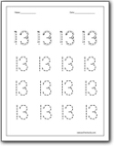 Number worksheets number worksheets for preschool and kindergarten