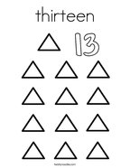 Number coloring pages