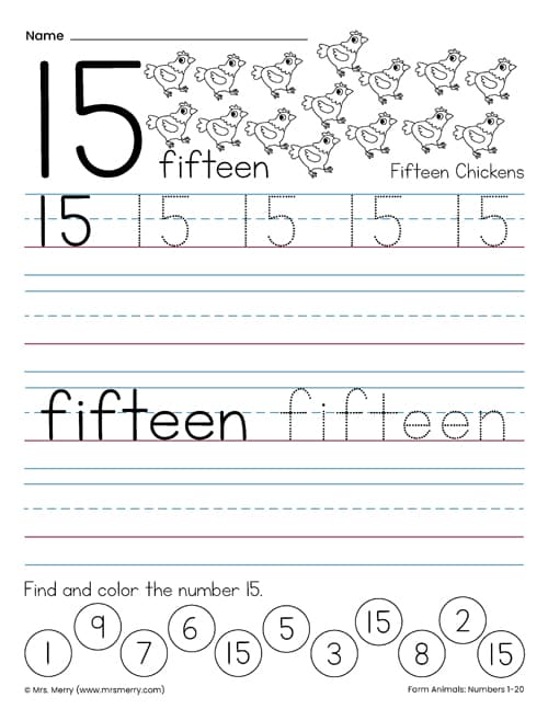 Free tracing numbers worksheets