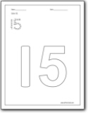 Number worksheets number worksheets for preschool and kindergarten