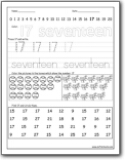 Number worksheets number worksheets for preschool and kindergarten
