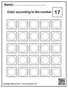 Numbers dot markers activity free coloring pages