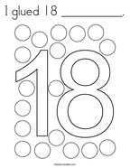Color the number coloring page