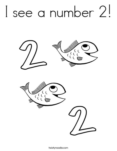 I see a number coloring page