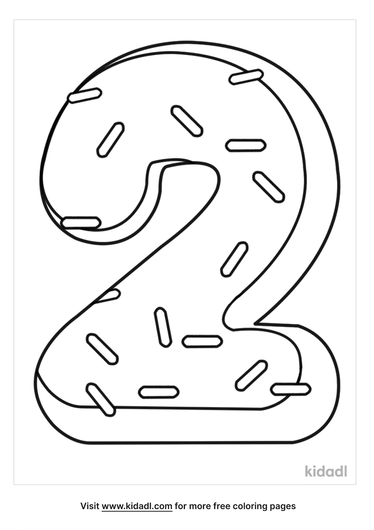 Free number two coloring page coloring page printables