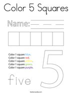 Number coloring pages