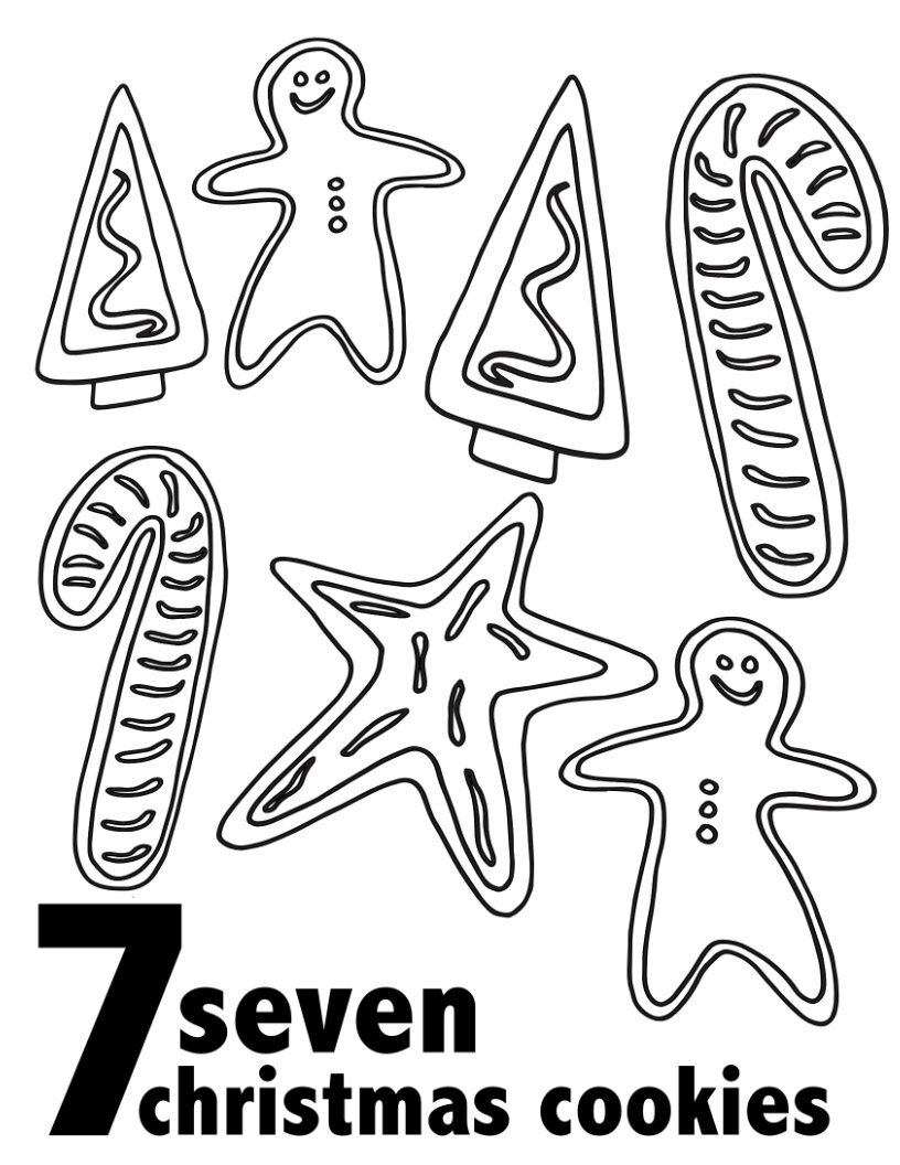 Free preschool christmas coloring pages â stevie doodles