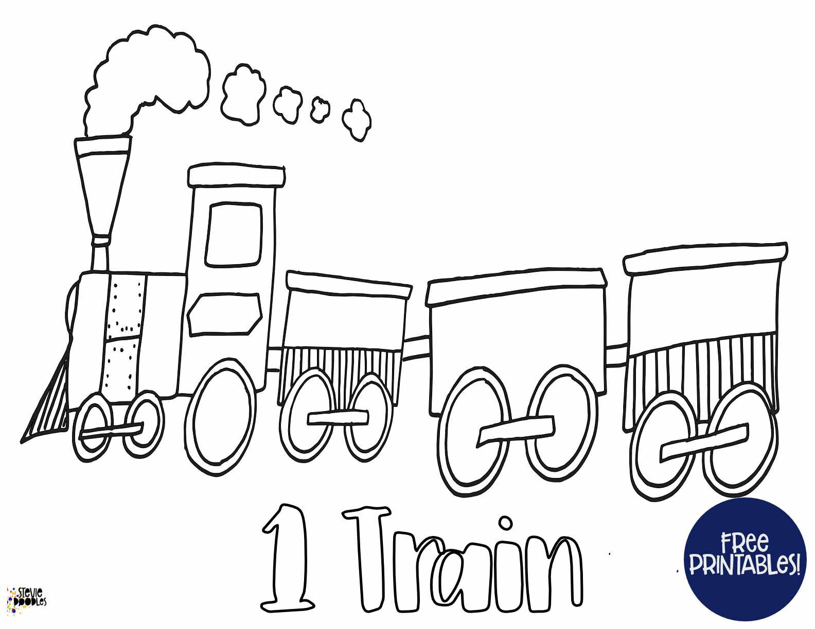 Preschool numbers coloring