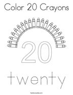 Number coloring pages