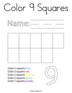 Number coloring pages
