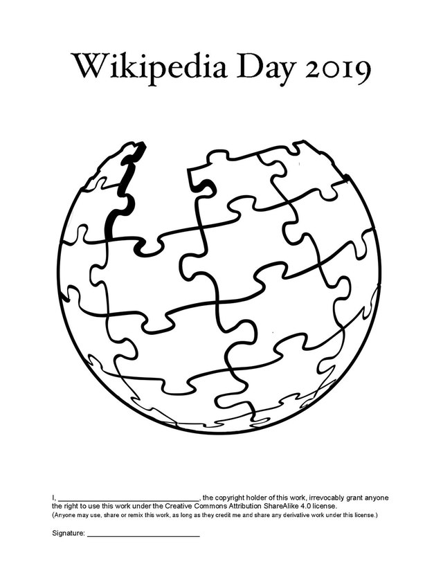 Filecoloring page for wikipedia day in nycpdf