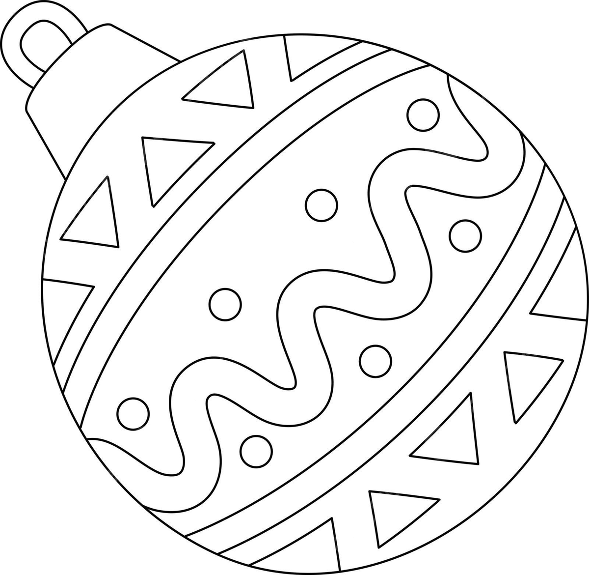 Christmas ornament isolated coloring page graphic color colouring page vector christmas drawing ring drawing ornament drawing png and vector with transparent background for free download