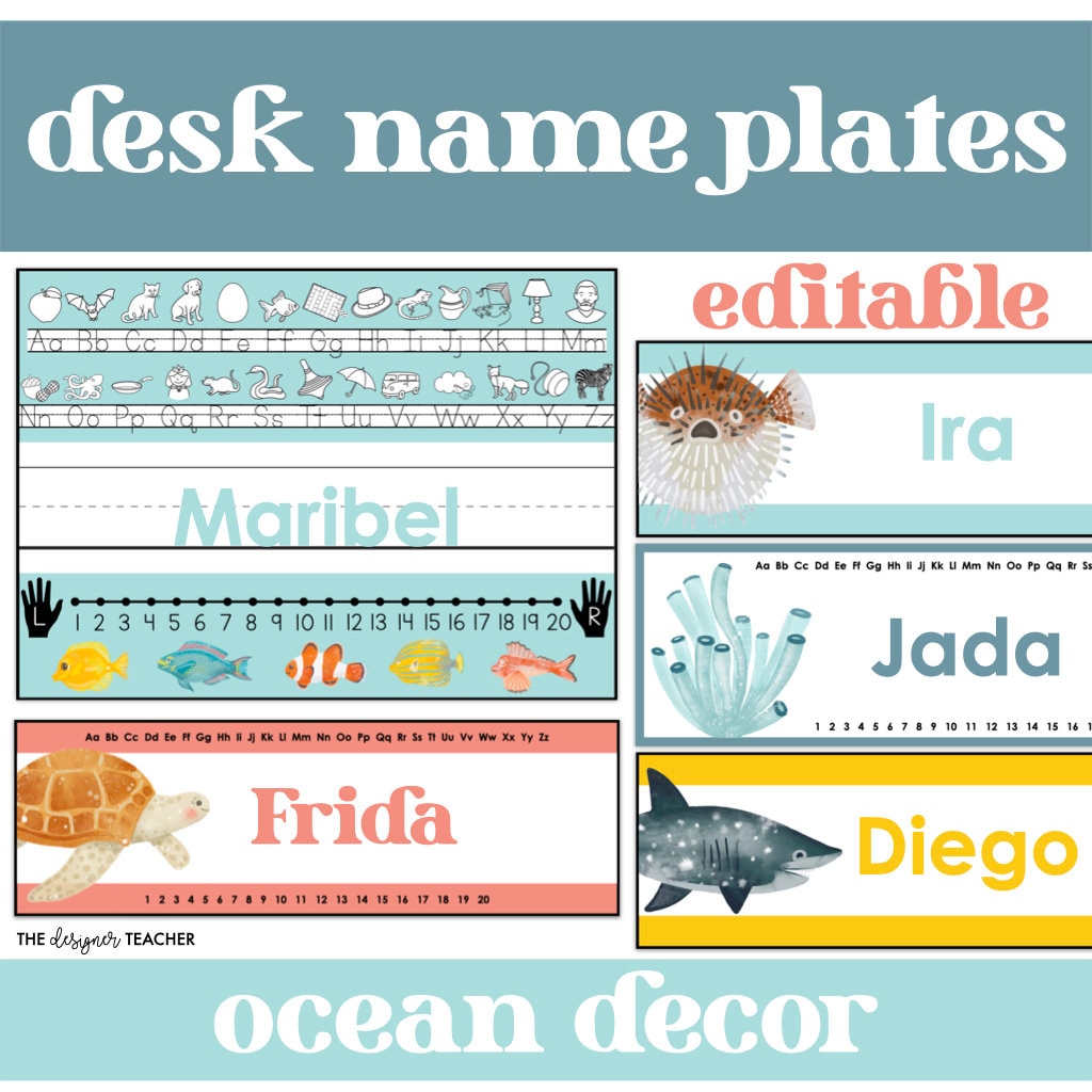Ocean name tags