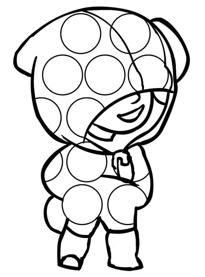 Pop it octagon coloring page