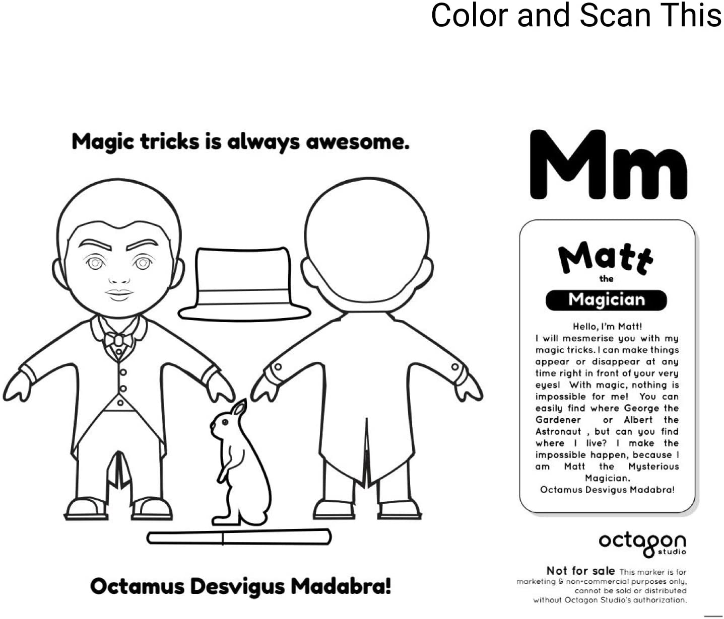Octagon studio octaland d colour me book