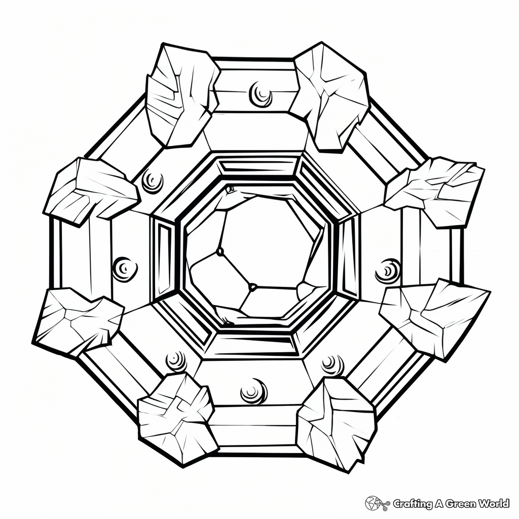 Shapes coloring pages