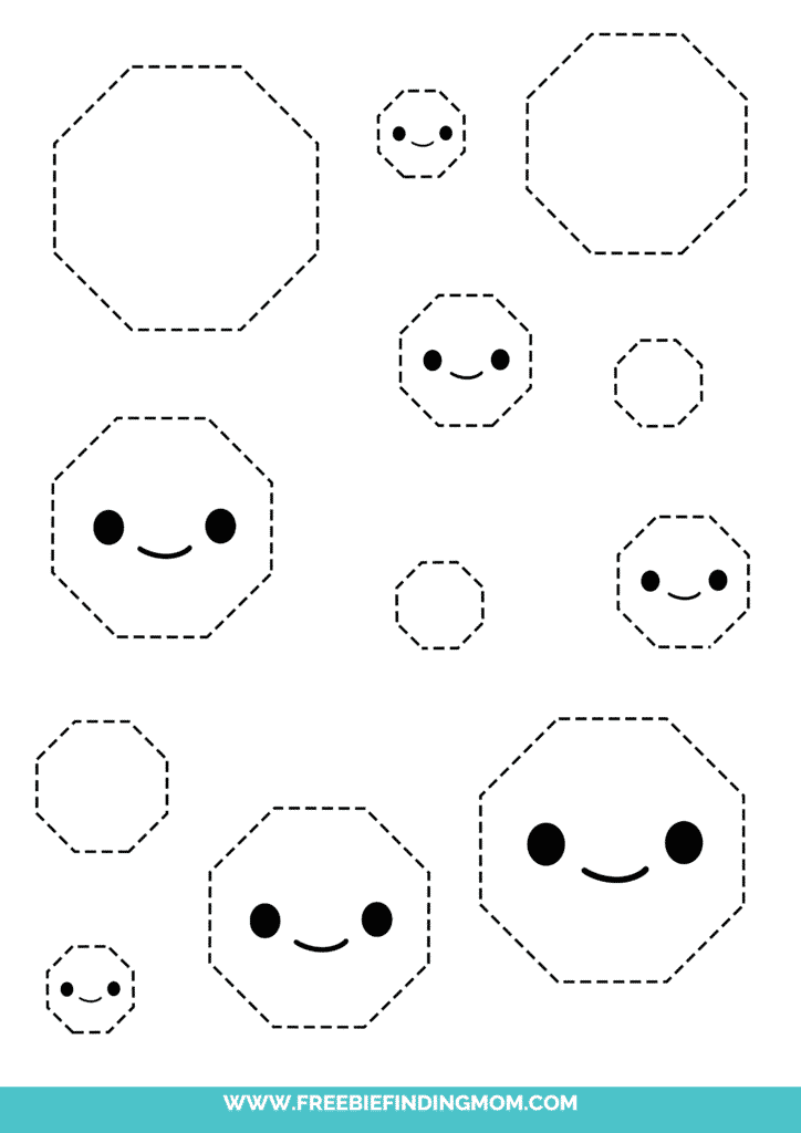 Free printable octagon shape