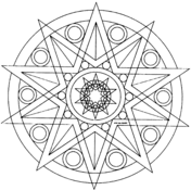 Star mandalas coloring pages free coloring pages