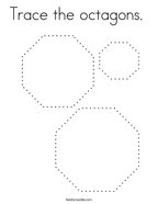 Octagon coloring page